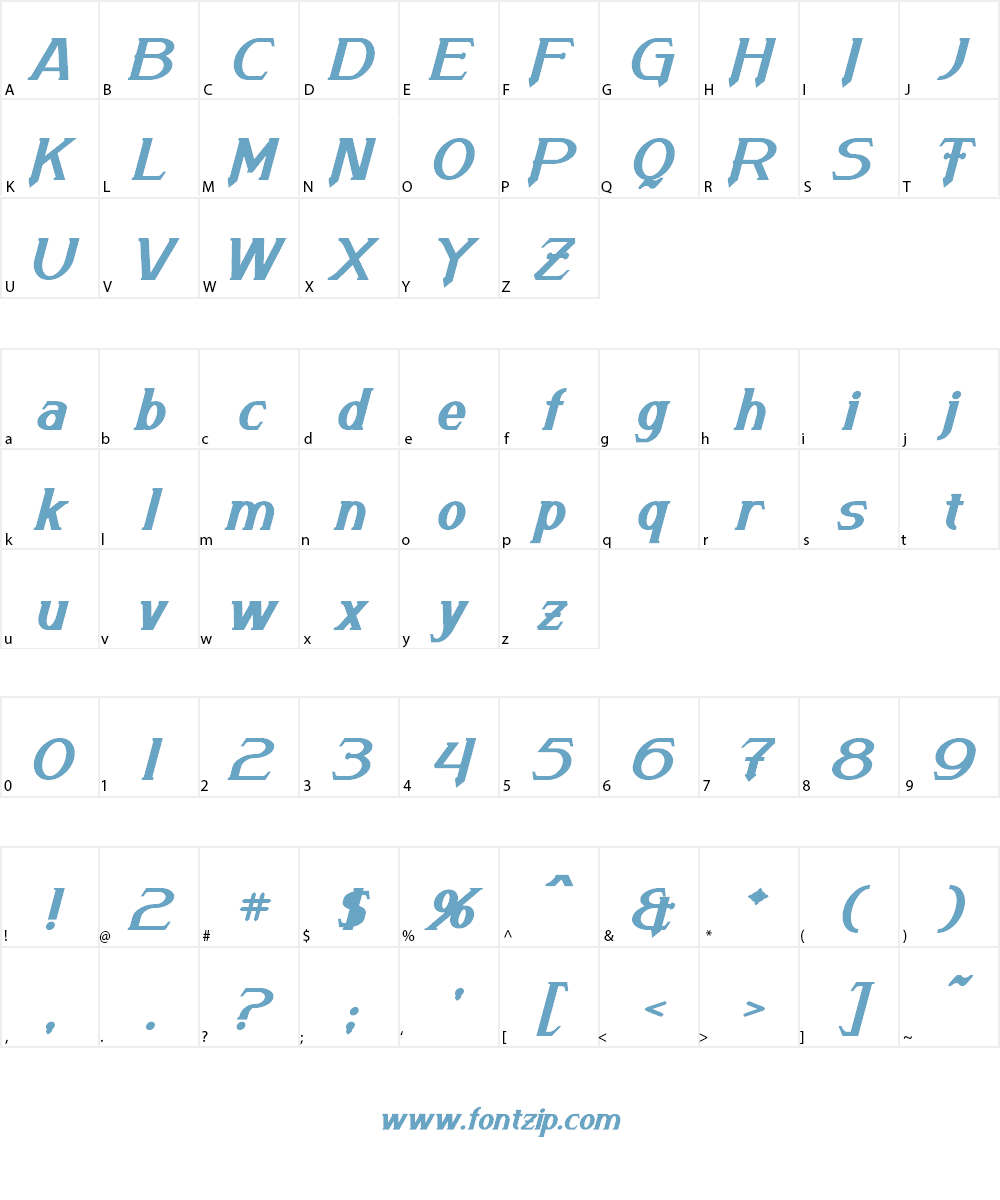 Arneson Font Character